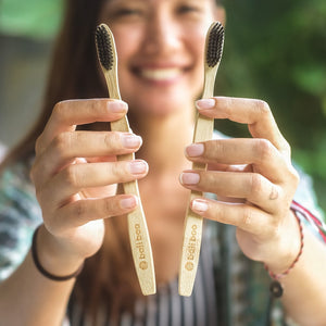 Bamboo Toothbrush – Pack of 4